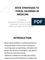 Alternative Strategies To Solve Ethical Dilemma in Medicine Revisi With Case