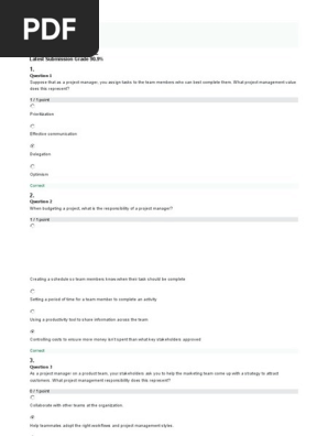 Question Answers