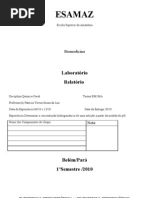 Relatório de química