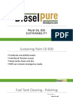 DieselPure Palm Oil B30 Sustainability