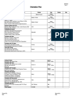 Orientation Plan - Inventory Asst Manager