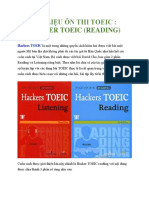 TÀI LIỆU ÔN THI TOEIC HACKER TOEIC (READING)