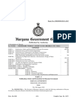 Haryana Government Gazette: Published by Authority