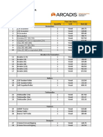 Agreed Plant Rates Summary