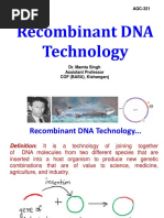 Recombinant Dna Technology - 1