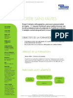 CPF Projet Voltaire WAE2M Ecrire - Sans - Fautes