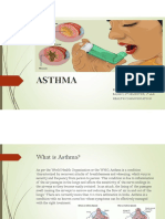 Asthma: Efforts By: Priti Kumari BA (JMC) 2 Semester, 1 Shift Health Communication