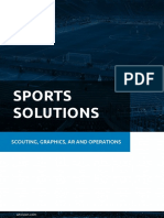 Sports Solutions: Scouting, Graphics, Ar and Operations
