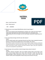 Material Teknik: Klasifikasi, Sifat Fisis & Mekanis, Hubungan Pemilihan Material dengan Kinerja