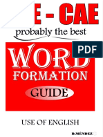 FCE CAE Word Formation Guide