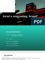 Airtel A Reinventing Brand
