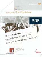Solidworks Advanced Part Modeling 2009