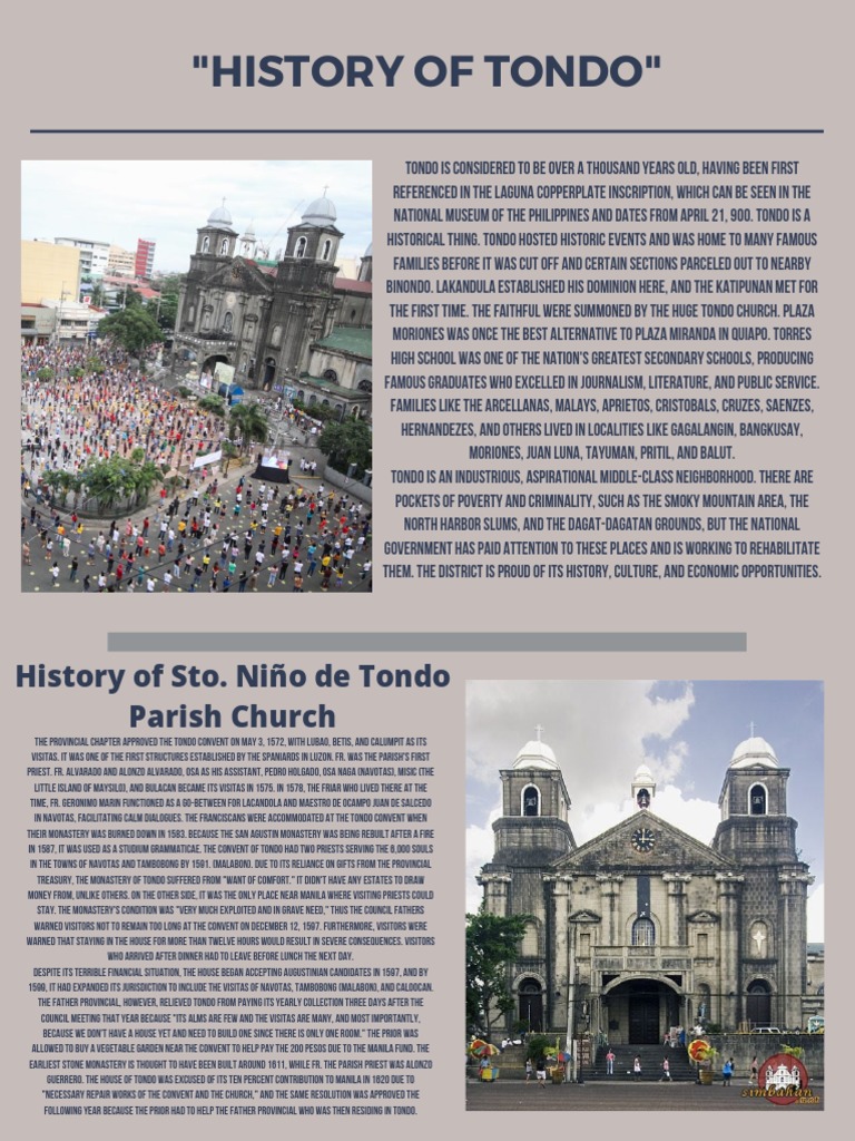 Tondo: A Historical Overview | PDF | Philippines