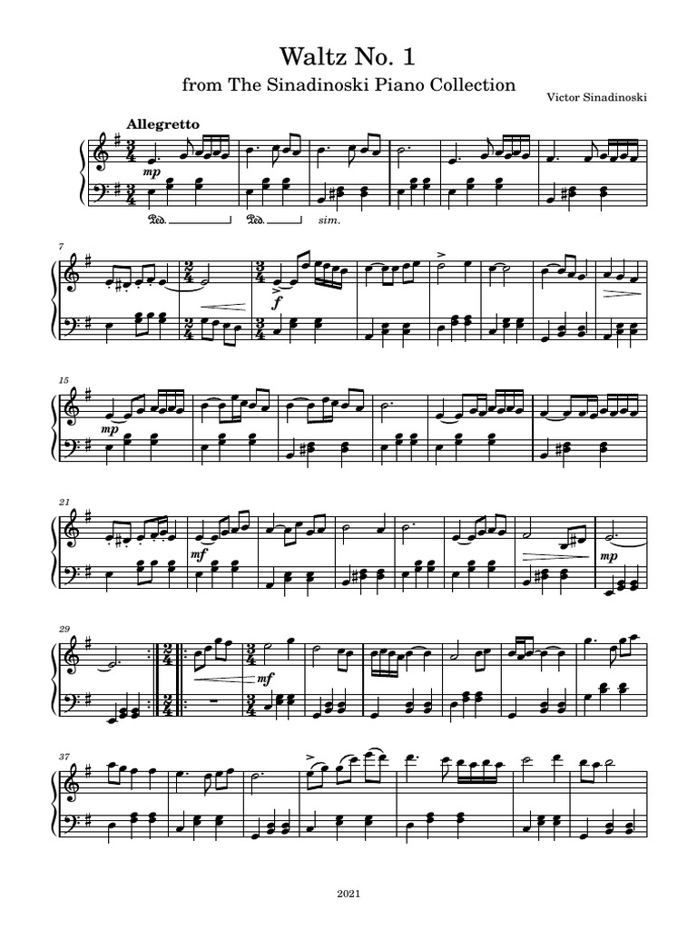 Waltz No 1 Pdf