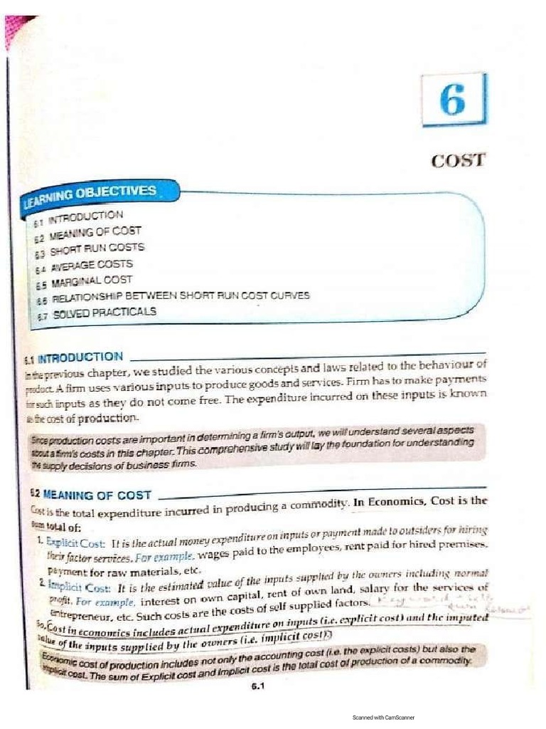 Cost Sandeep Garg | PDF