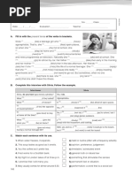 Worksheet 1: A. Fill in With The