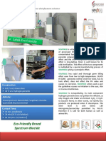 Eco-Friendly Broad Spectrum Biocide: Aerial Fumigant, Surface& Water Disinfectant Solution