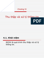 Thu thập và xử lý thông tin