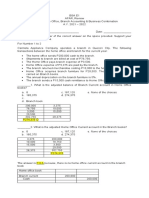 Activity - Home Office, Branch Accounting & Business Combination (REVIEWER MIDTERM)