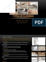 Types of Flooring: Submitted By: Abhijit Talukdar Barch Sem 3 Roll No:1