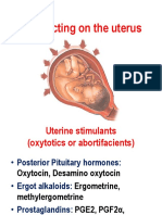 Drugs Acting On The Uterus