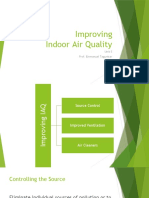 Improving Indoor Air Quality: Unit 5 Prof. Emmanuel Tagunicar