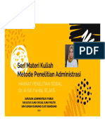 Hakikat Penelitian - Dr. Ai Siti Farida, Se.,m.si