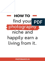 Guide On Finding Photography Niche Origal