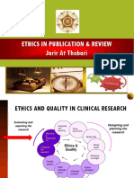 Ethics in publication and review: Ensuring integrity and protecting rights