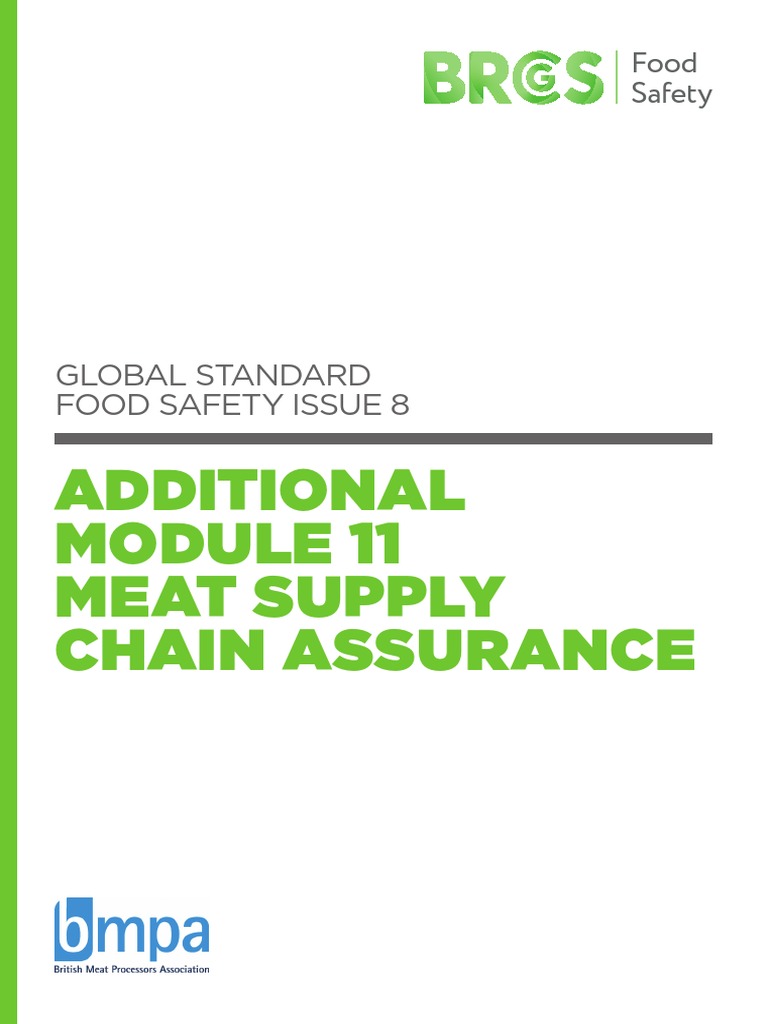Meat Supply Chain Module 11 Food 8 Free | PDF