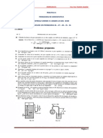 Practica # 4 Problemas de Hidrostática 