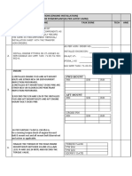 Accomplishment Instructions (Engine Installation) Subject: Installation of The Powerplant (As Per Latest Amm) No Task To Be Done Task Done Tech Ame