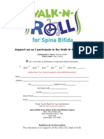 Spina Bifida Donation Form