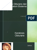 Keratosis Obturans Dan Kolesteatom Eksterna