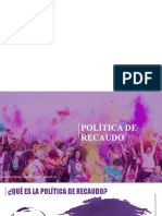 Proceso y Politica de Recaudo PUNTOS