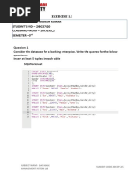 DBMS Exercise 1.2