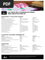 Guía Rápida de MadMapper Cues | PDF | Automatización | Color