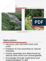 Naturalism: Created by Mrs. Panna Purohit