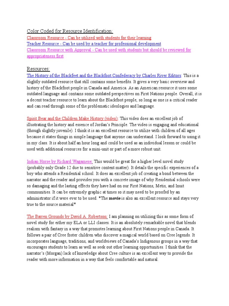 Fnmi Resources TPGP 21 22 | PDF | First Nations