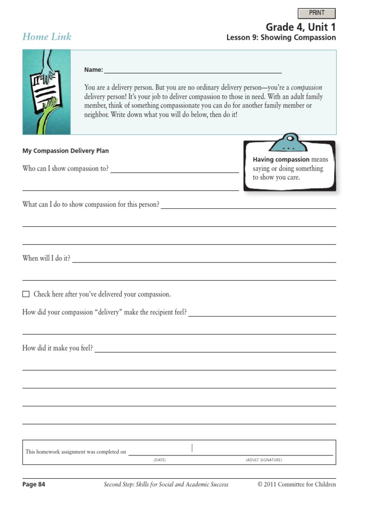 Second Step - Showing Compassion | PDF