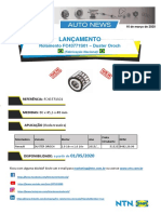 Lançamento: Rolamento FC43771S01 - Duster Oroch