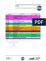FMP Production Schedule