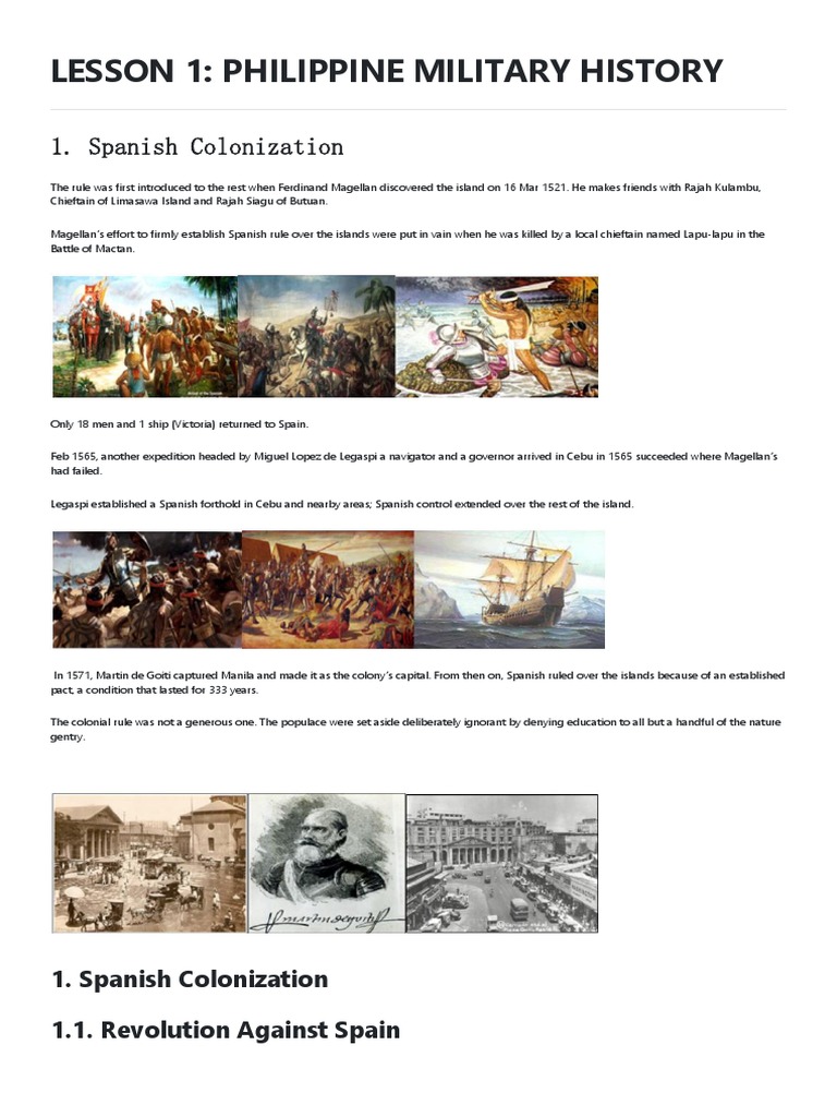 Spanish Colonization and Philippine History | PDF | Juan Ponce Enrile ...