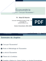 Chapitre 1 C Est Quoi L Econometrie