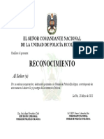 4.- RECONOCIMIENTO