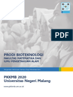 PKKMB UM 2020 FMIPA Suplemen Pengenalan Prodi Bioteknologi