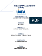 Historia de la Psicologia Unidad 6 UAPA