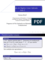 Notas de Aula de Algebra Linear Aplicada Aula 3: Vanessa Botta