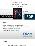 DEF CON 23 - Sean-Metcalf-Red-vs-Blue-AD-Attack-and-Defense