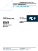 R.A. GIBSON (COLESDEN) LIMITED - Company Accounts From Level Business